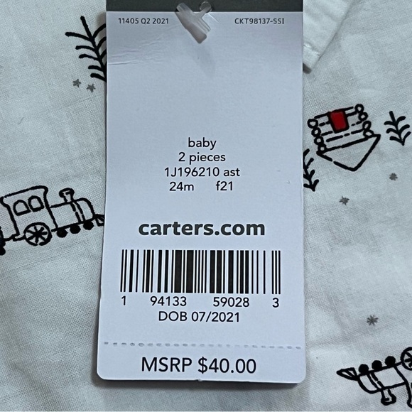 NWT Carters size 24 months two piece outfit - Picture 10 of 11